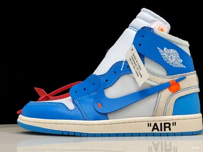 Off-White 1 Powder AQ0818-148 Jordan Air Blue UNC 0511